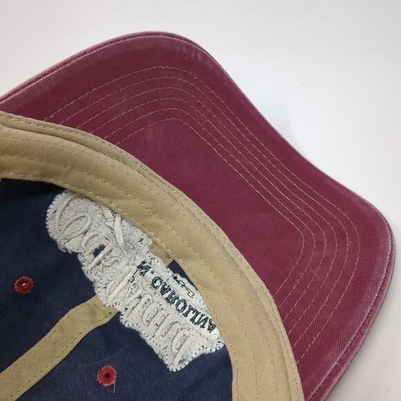 Oak Island N. Carolina Strapback Trucker Hat Multi One Size Adjustable Mesh Back - Picture 8 of 9